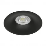 Встраиваемый светильник под лампу MR11 с цоколем GU10 черный Wolta Acento WDL-MR11/04BL-R