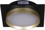 Встраиваемый точечный светильник Reluce 53005-9.0-001LD GX53 BK+GD (220V)