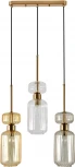 Подвесной светильник Escada Подвесной светильник Escada Gloss 1141/3S BG/CL/AM 3x60 E14, металл/стекло, античная медь (220V, на проводе)