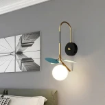 Настенный светильник (бра) Matisse Blue W ImperiumLoft Matisse-Bluew01 (201086-23) (220V, шар)