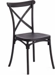 Обеденный стул Tetchair CROSS (Пластик/Черный) 19693