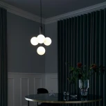 Подвесной светильник Raffin 4 White Imperiumloft Raffin01 (177909-26) (220V, на проводе, шарики)