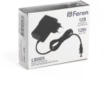Блок питания для светодиодной ленты 12W 12V (драйвер) Feron LB005 48050