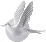 Настенный светильник Odeon Light Colombella 4341/3WL белый гипс IP20 LED 3W HIGHTECH (левый) (220V, птички)