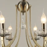 Подвесная люстра Reluce 04749-0.4-08 (220V, подвески, на цепи, подсвечник, свеча)