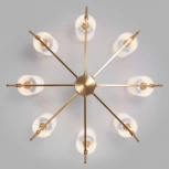 Потолочная люстра Eurosvet Brielle 60132/8 латунь