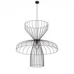 Подвесной светильник Vitaluce V4586-1/1S (220V, на проводе, круглые, клетка)