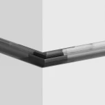 Угловой коннектор внешний S35 встраиваемый черный (магнитный) Maytoni Technical TRA004OCL-22B (48V)