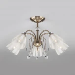 Потолочная люстра на штанге Eurosvet Floranse 30155/5 античная бронза (220V)