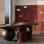 Торшер Maytoni Dress code MOD348FL-L24BBS3K (LED, 220V, выключатель, круглые)