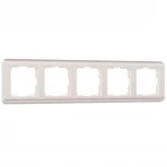 Рамка на 5 постов Stream (перламутровый) Werkel W0052113 (a051280)