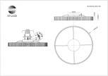 Потолочная люстра Estense SL6203.402.50 ST Luce (LED, 220V, круглые)