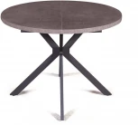 Стол Top Concept круглый Vegas раздвижной (100+40) камень темный