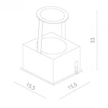 Встраиваемый точечный светильник Arte Lamp Cardani A1618PL-1WH (LED, 220V)