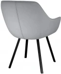 Стул 252 М поворотный, B22 GREY, ножки черные Dikline 00-00062313