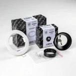 Встраиваемый светильник под LED модуль/ламп МR16 Lightstar Domino D61607BMOD (220V, круглые)