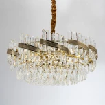 Подвесная люстра хрустальная Modelux MODELUX ML.750.12 GD