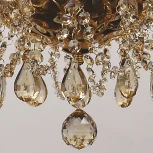 Подвесная люстра Favourite Brendy 1738-12P (220V, хрусталь, на цепи, подсвечник, свеча)