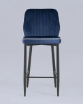Стул полубарный Stool Group Лоренс велюр синий УТ000008856