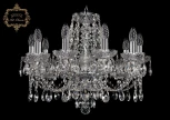 Подвесная люстра Art Classic 11.21 11.21.10.200.Cr.Sp (220V, хрусталь, на цепи, подсвечник, свеча)