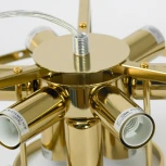 Потолочная люстра на штанге Lussole Hesperia LSP-8839 (220V, листья, IP21)