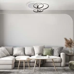 Потолочный светильник светодиодный с пультом Escada CONTOUR 10213/4LED BL White (регулировка яркости, 220V)