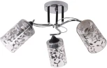 Люстра потолочная на штанге Alfie 1141/3P E27*60W Chrome/Black