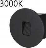 Подсветка для лестниц встраиваемая Odeon Light Vitty 6651/1WL3 черный/металл IP65 LED 1W 3000K 220V