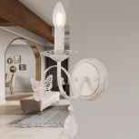 Бра Arte Milano AM346179 346179/1W WT+G (220V, подвески, подсвечник, свеча)