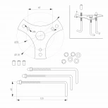 Наземный светильник LGD-STEM-BOLL-H900-10W Warm2700 (GR, 185 deg, 230V) (Arlight, IP65 Металл) 052702 (LED)