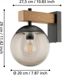 Настенный фонарь уличный Eglo BUFALATA 900671 (220V, IP44)