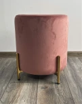 Пуф для гостиной RICE BLUVEL-52 PINK / GOLD