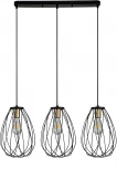 Подвесной светильник Barrie 10180/3S E27*60W Black/Brass (220V, на проводе)