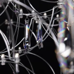 Подвесная люстра Loft It Mira 10259/800 Silver Asfour (LED, 220V, на тросе)