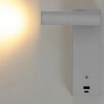 Спот для чтения Citilux Декарт CL704430 с USB (LED, 220V, выключатель)