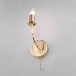 Бра Eurosvet Santi 60139/1 золото (220V, выключатель, свеча)