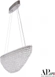 Подвесная люстра светодиодная APL LED Sicilia SH505.0.60.A.Ni.4000 (220V, хрусталь, на тросе)