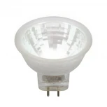 Лампочка светодиодная GU4 3W полусфера прозрачная Uniel LED-MR11-3W/NW/GU4 GLZ21TR