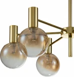 Люстра потолочная на штанге Collana V000220 (13015/6R Gold) (шар)