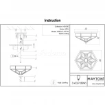 Потолочная люстра Maytoni Zeil H356-CL-03-CH (220V)