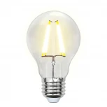 Лампочка светодиодная E27 8W груша прозрачная Uniel LED-A60-8W/WW/E27/CL GLA01TR Набор из 5штук