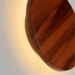 Настенный светильник Odeon Light Liana 7108/15WL окраш. под дерево/металл LED 12W 220V (круглые, IP54)