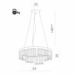 Подвесная люстра Divinare Charlie 6817/02 SP-10