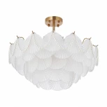 Потолочная люстра на штанге Arte Milano Rim 316008/D600 BS (220V, ракушка)