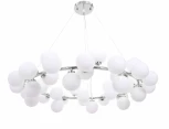 Подвесная люстра большая Lumina Deco LDP 6033-40 CHR