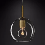 Подвесной светильник Rh Utilitaire Globe Pendant Brass ImperiumLoft 40,2333 (123652-22) (220V, на проводе, шар)