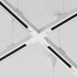 Коннектор Х-образный Trinity белый (трехфазный) Maytoni Technical TRA005CX-31W (220V)