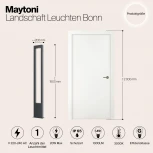 Наземный светильник Maytoni Bonn O425FL-L20GF (LED, 220V, IP65)