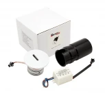 Подсветка для лестниц и ступеней встраиваемая DesignLed TIK GW-R712-3-WH-WW (круглые)