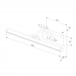 Подсветка для картин светодиодная Elektrostandard Monza 40156/LED (a071217)